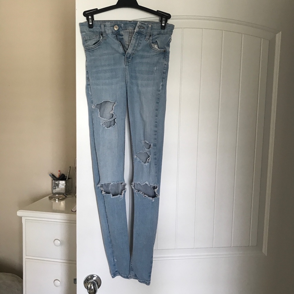 Topshop ripped jeans